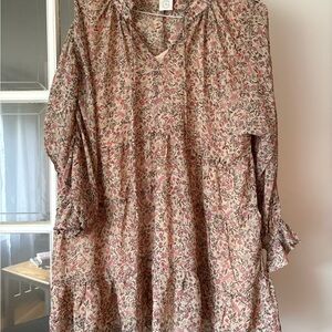 Floral Long Sleeve Blouse